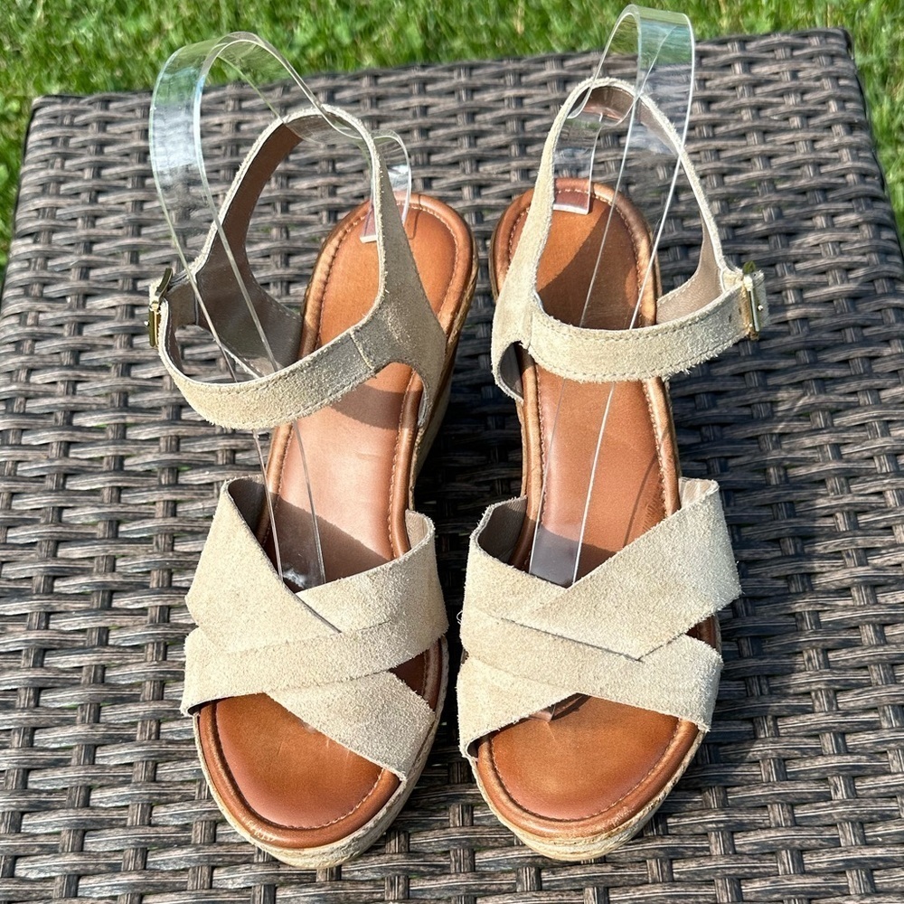 Coach Wedge Heels with Buckle Closure